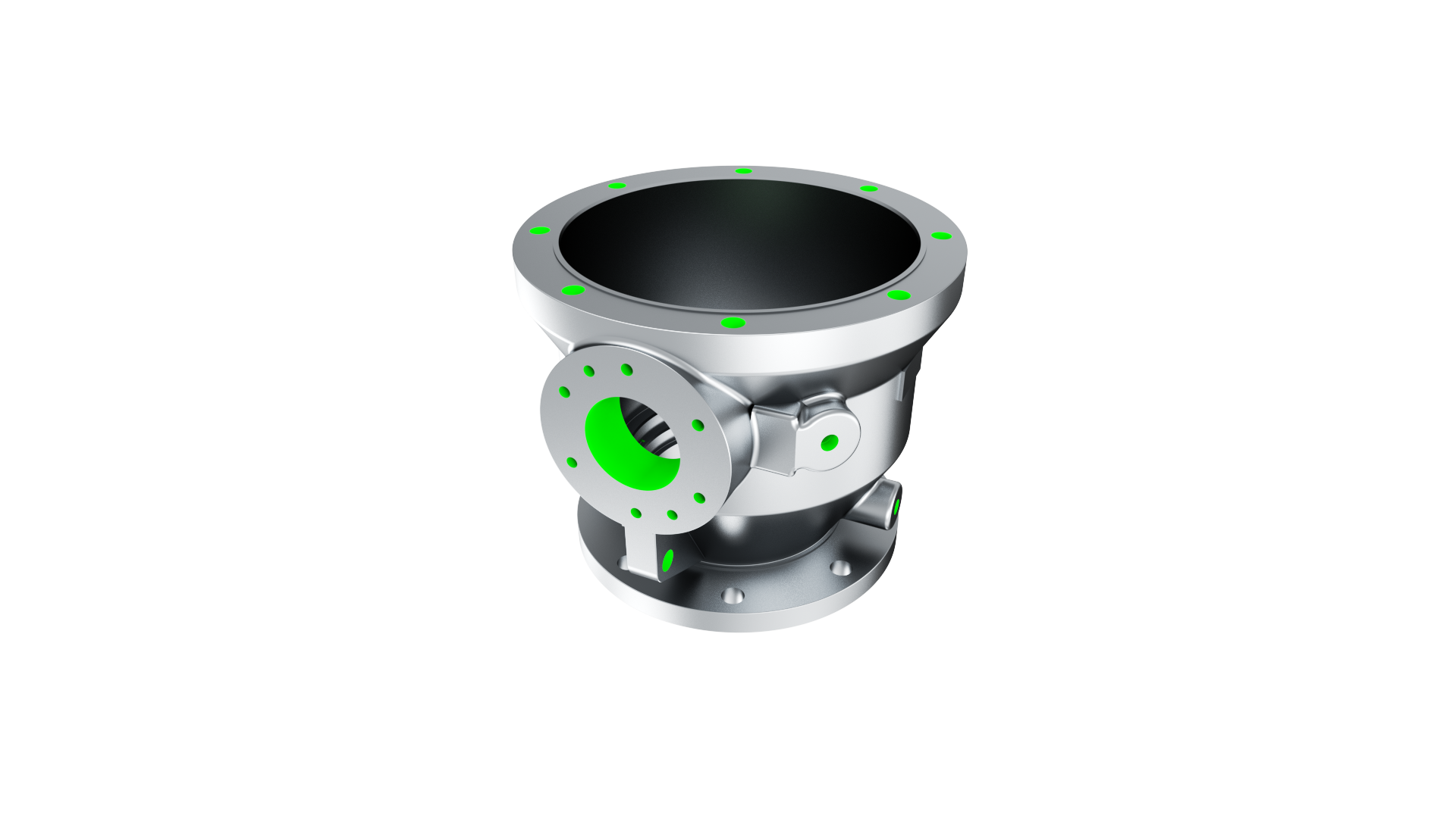 Ball valve body