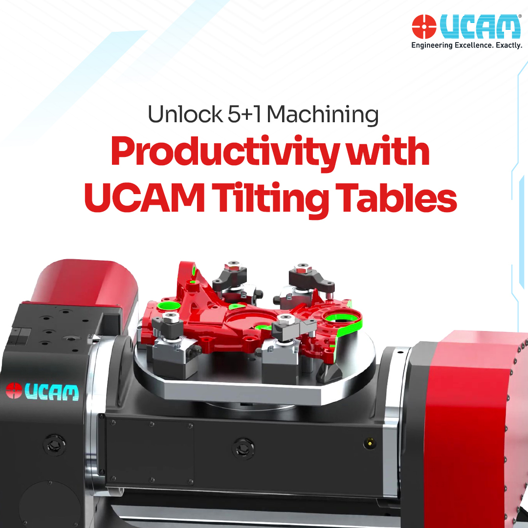 Unlock 5+1 Machining Productivity with UCAM Tilting Tables