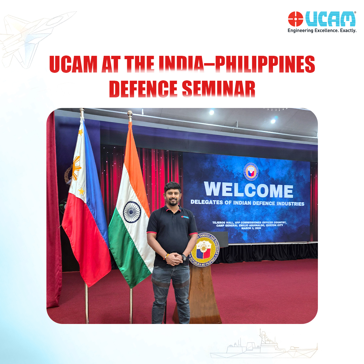 UCAM at the India–Philippines Defence Seminar: Building Meaningful Global Partnerships